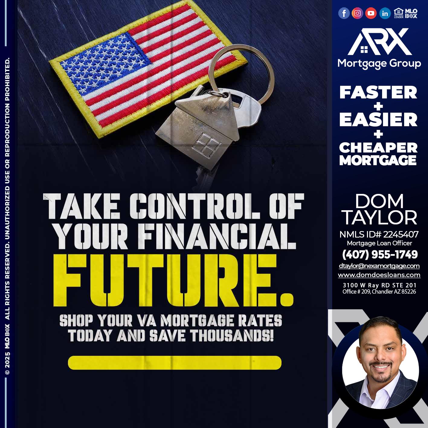 take control - Dom Taylor -Mortgage Loan Officer