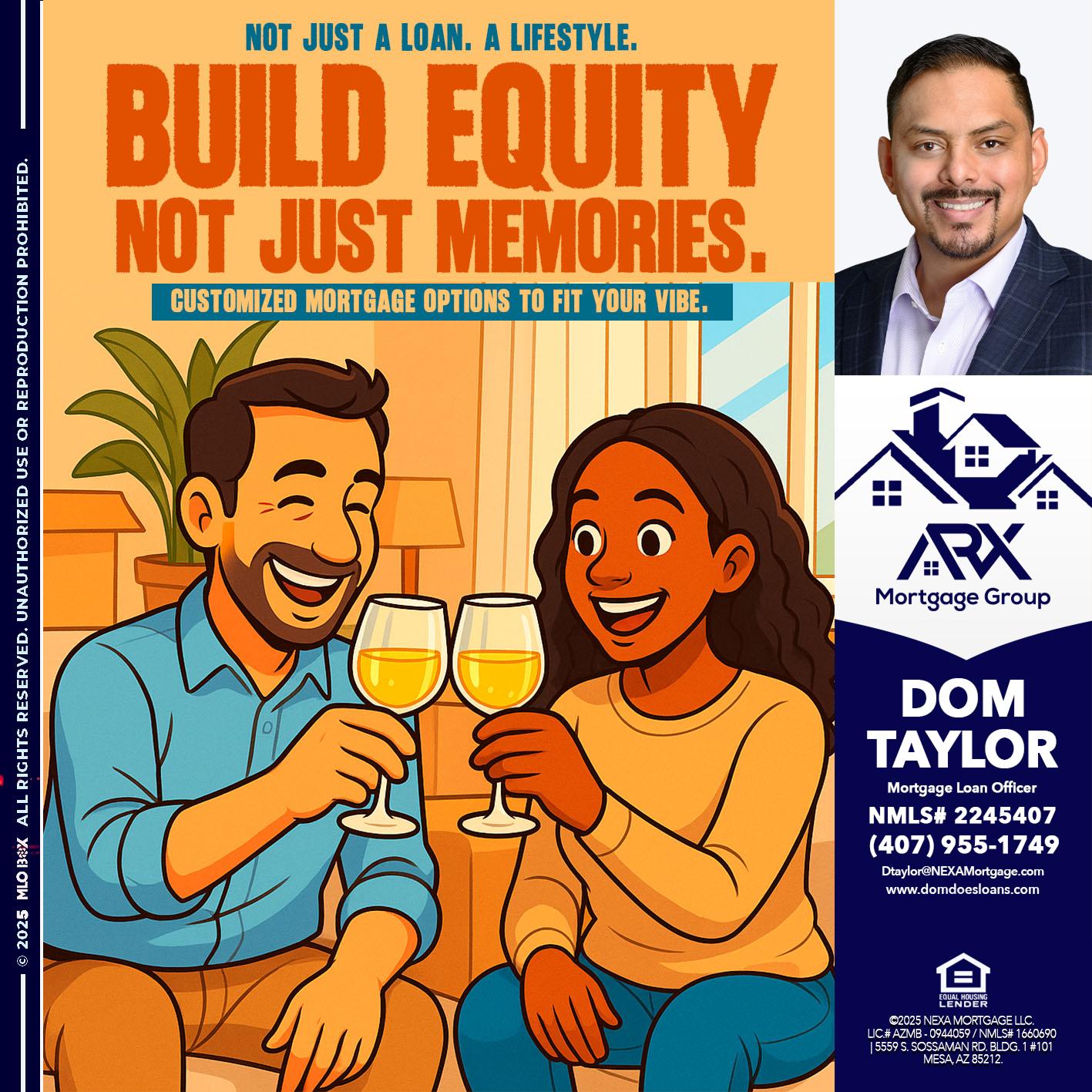 BILD EQUITY - Dom Taylor -Mortgage Loan Officer