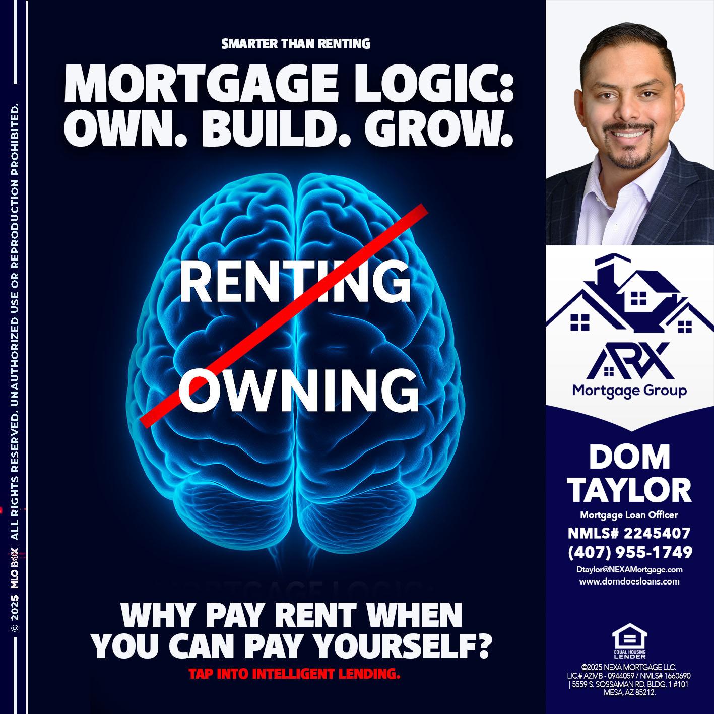 mortgage logic - Dom Taylor -Mortgage Loan Officer