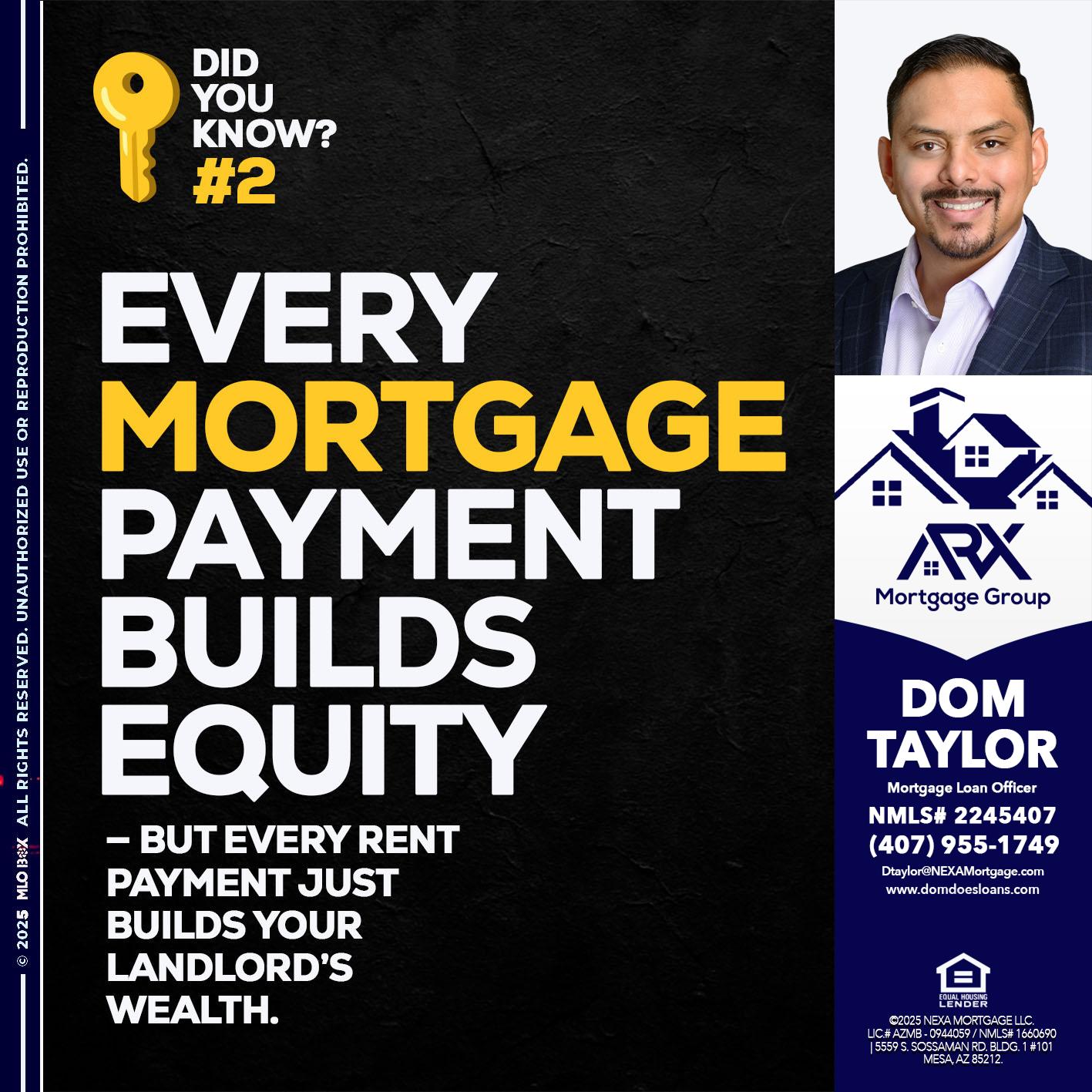 DID YOU KNOW? - Dom Taylor -Mortgage Loan Officer