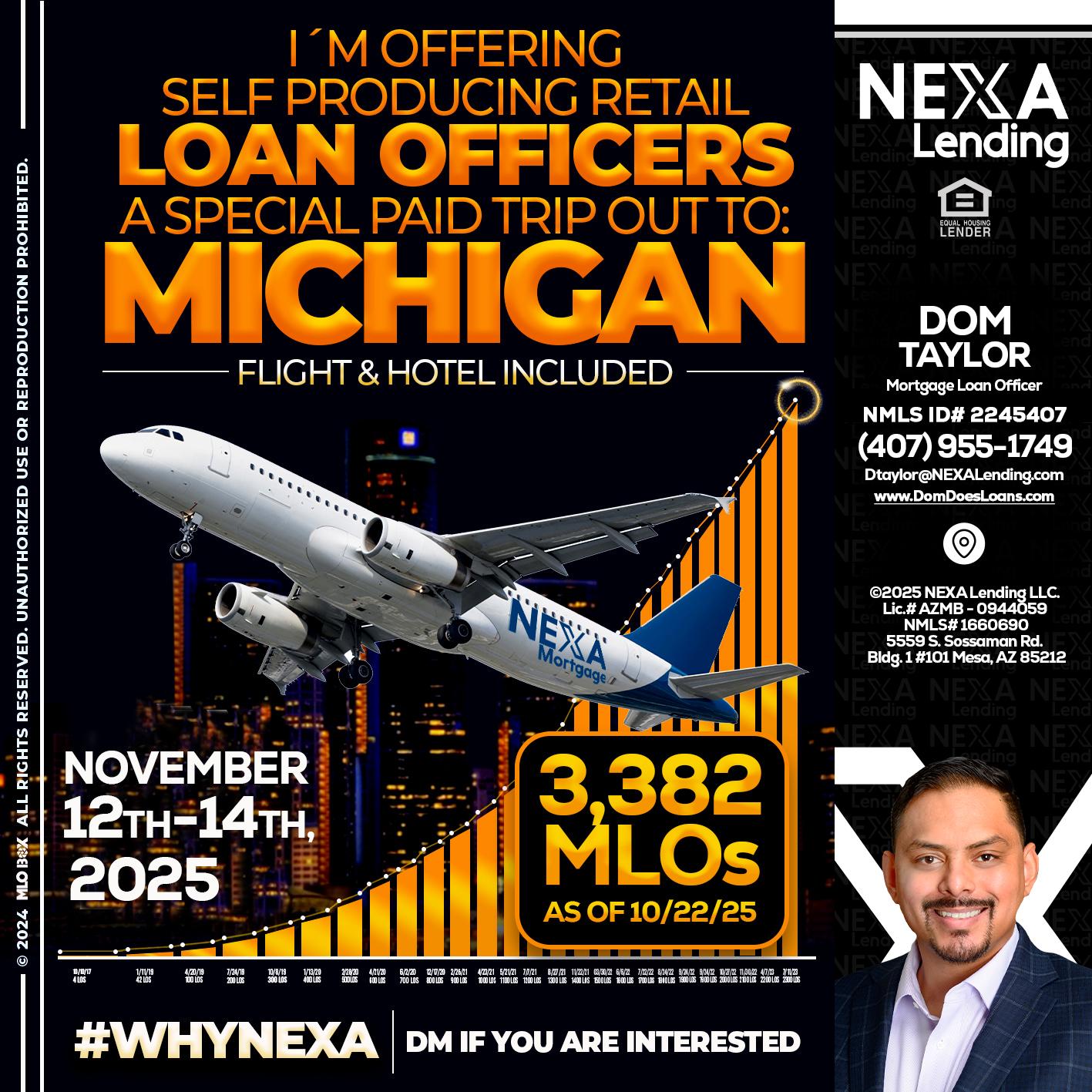 michigan trip - Dom Taylor -Mortgage Loan Officer
