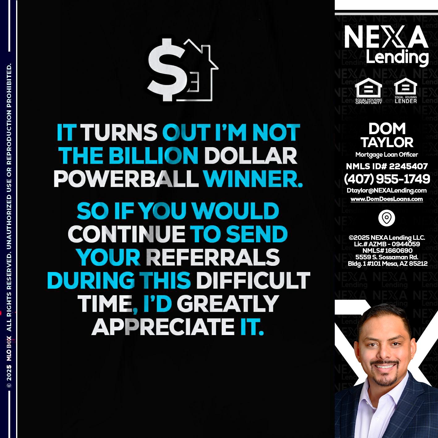 IT TURNS - Dom Taylor -Mortgage Loan Officer