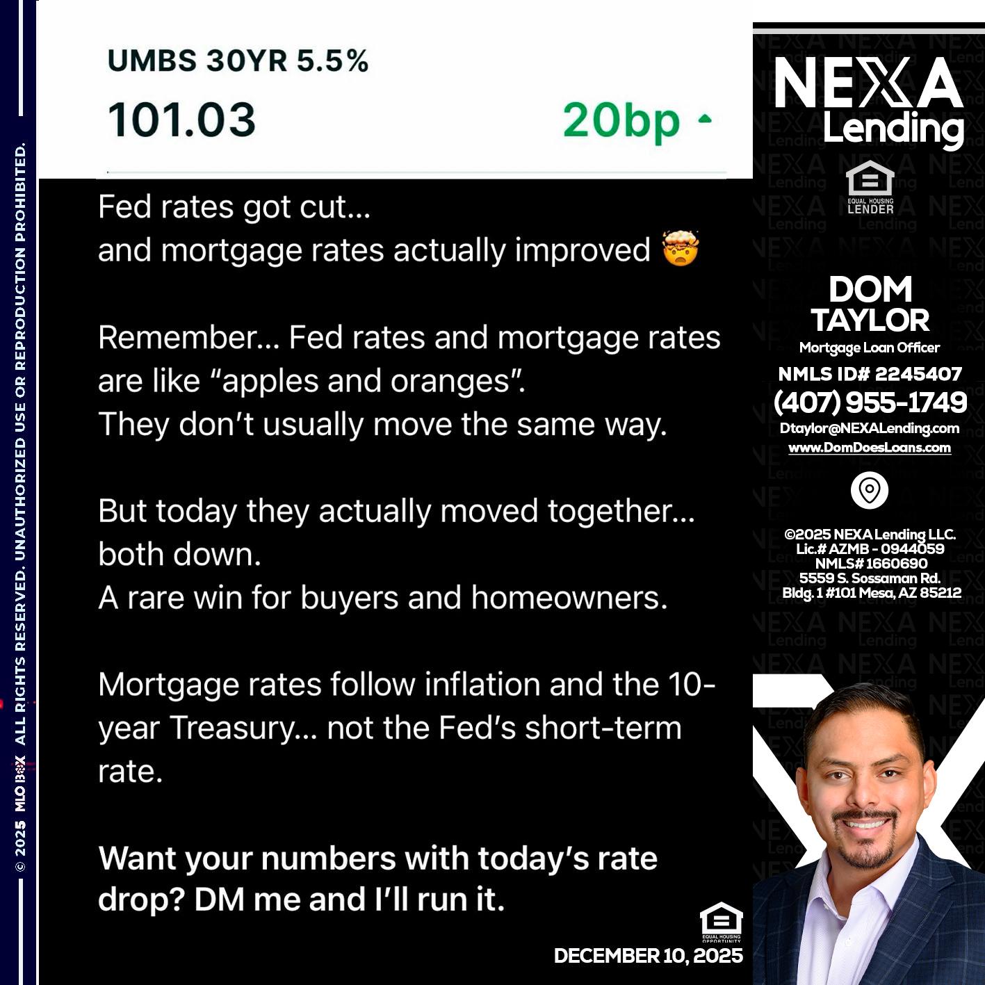 101.03 - Dom Taylor -Mortgage Loan Officer