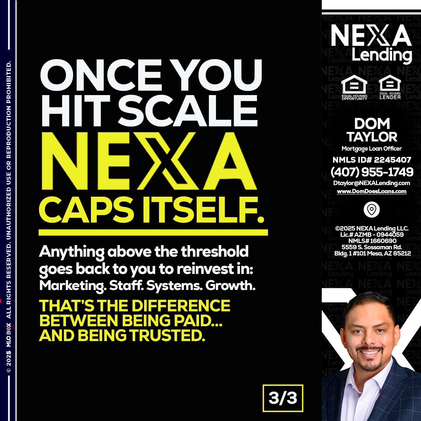 3 OF 3 - Dom Taylor -Mortgage Loan Officer