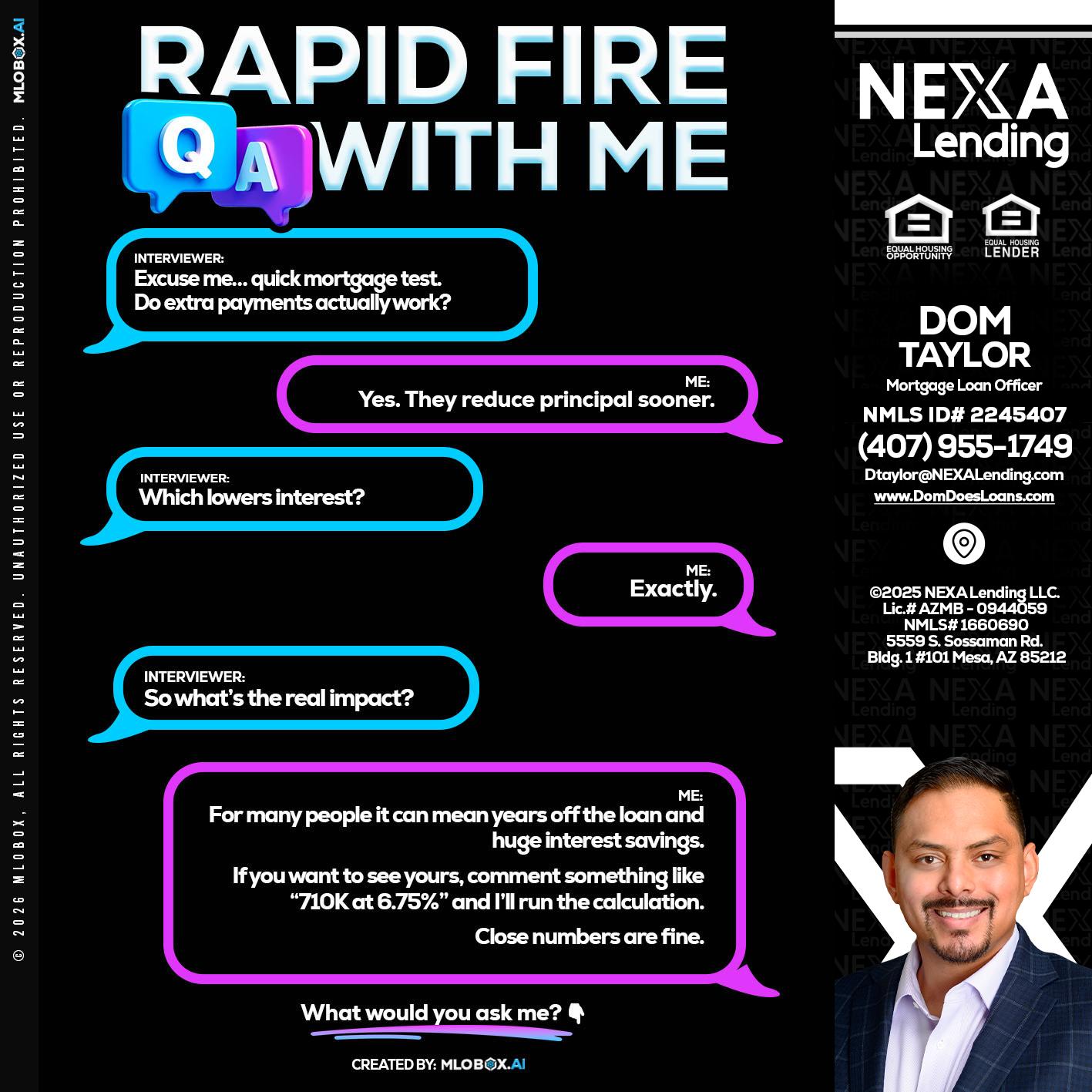 RAPID QA - Dom Taylor -Mortgage Loan Officer