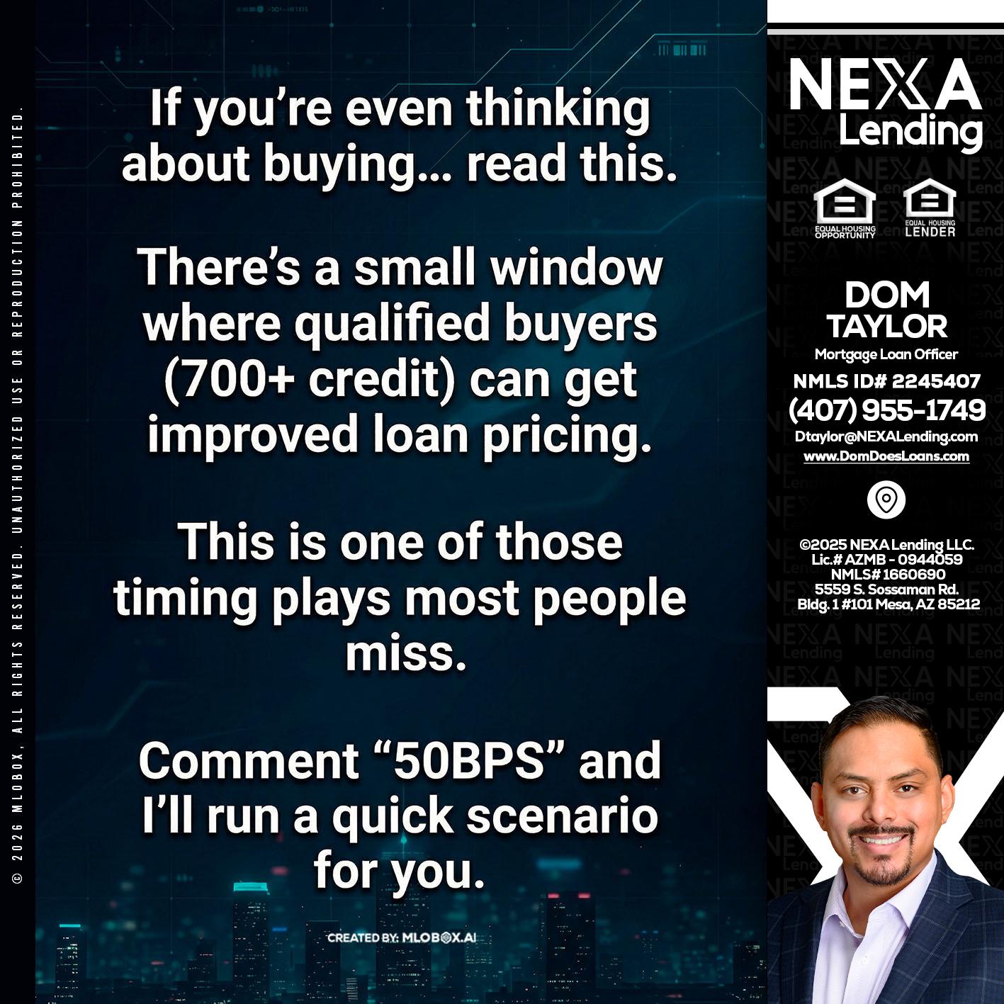 IF YOU EVER - Dom Taylor -Mortgage Loan Officer